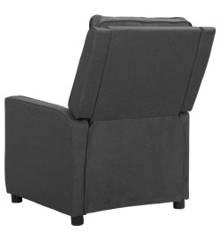 Fauteuil de massage Gris foncé Tissu