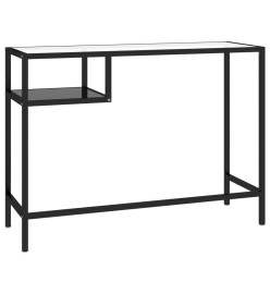 Bureau d'ordinateur Noir 100x36x74 cm Verre