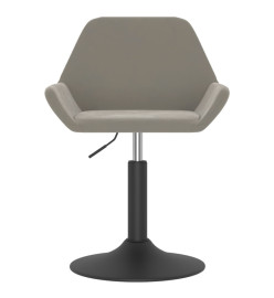 Tabouret de bar Gris clair Velours