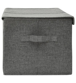 Boîte de rangement Tissu 50x30x25 cm Anthracite