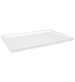 Receveur de douche avec picots Blanc 80x120x4 cm ABS