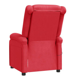 Fauteuil de massage Rouge Similicuir