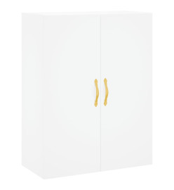 Armoire murale blanc 69,5x34x90 cm