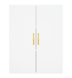 Armoire murale blanc 69,5x34x90 cm