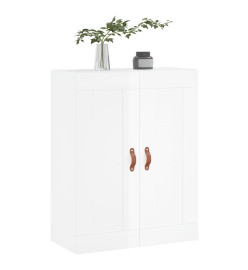 Armoire murale blanc brillant 69,5x34x90 cm bois d'ingénierie