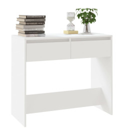 Table console Blanc 89x41x76,5 cm Acier