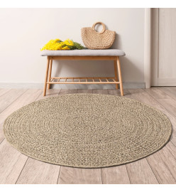 Tapis 120 cm aspect jute intérieur et extérieur