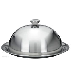 Excellent Houseware Plateau de service avec cloche Acier inoxydable