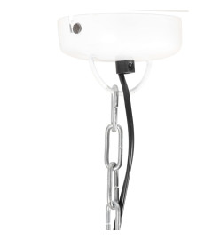 Lampe suspendue industrielle 25 W Blanc Rond Manguier 52 cm E27