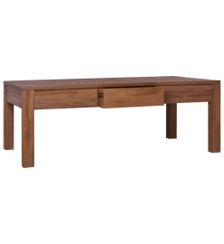 Table basse 110x60x40 cm Bois de teck massif