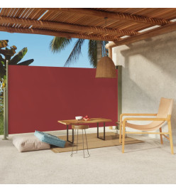 Auvent latéral rétractable de patio 170x300 cm Rouge