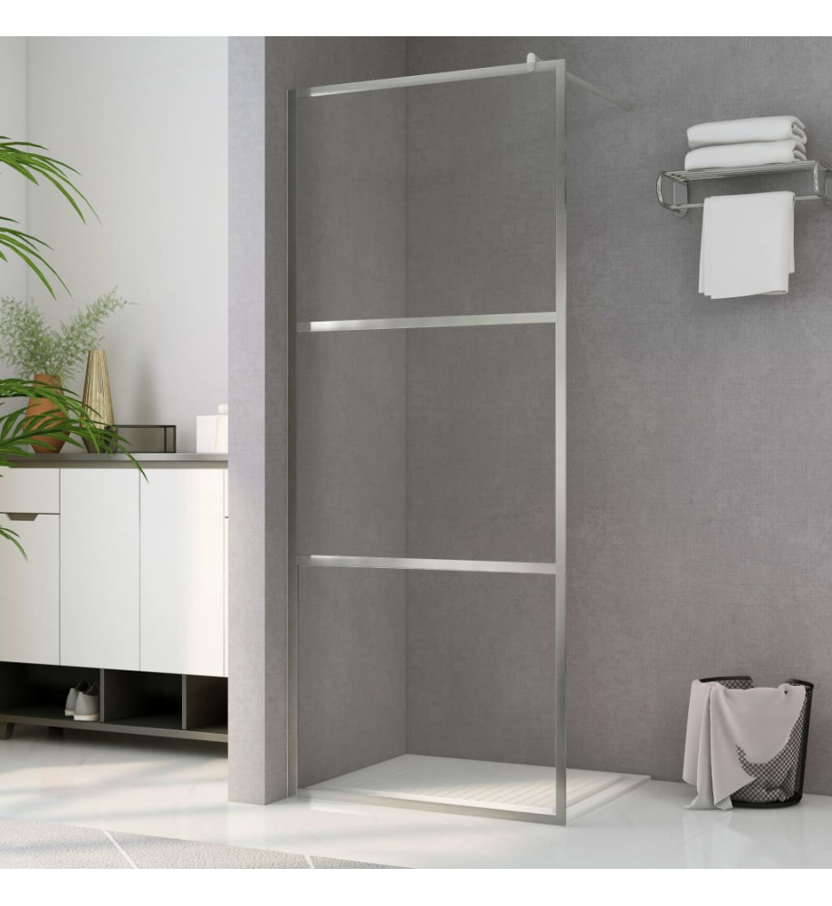 Paroi de douche à l'italienne à verre ESG transparent 80x195 cm