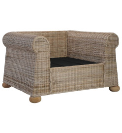 Fauteuil avec coussins Rotin naturel