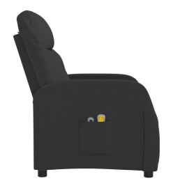 Fauteuil de massage Noir Tissu