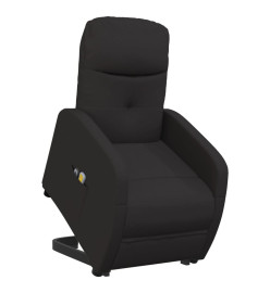 Fauteuil de massage Noir Tissu