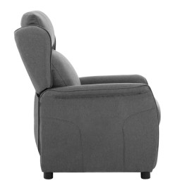 Fauteuil inclinable Gris clair Tissu