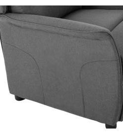 Fauteuil inclinable Gris clair Tissu