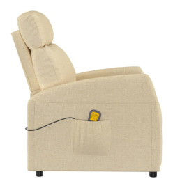 Fauteuil de massage Crème Tissu