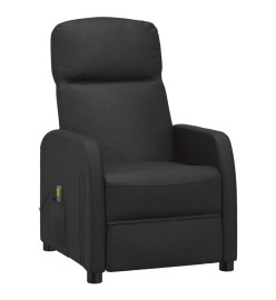 Fauteuil de massage Noir Similicuir