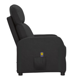 Fauteuil de massage Noir Similicuir