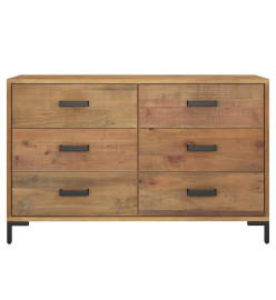 Buffet Marron 110x35x70 cm Bois de pin massif