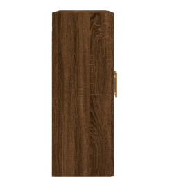 Armoires murales 2 pcs chêne marron bois d'ingénierie