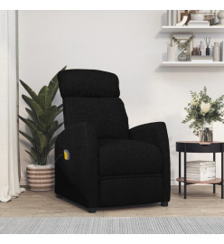 Fauteuil de massage Noir Tissu