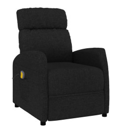 Fauteuil de massage Noir Tissu