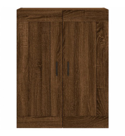 Armoire murale chêne marron 69,5x34x90 cm bois d'ingénierie