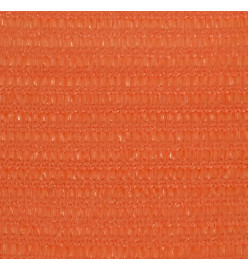 Voile d'ombrage 160 g/m² Orange 3,5x3,5x4,9 m PEHD