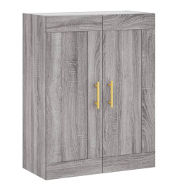 Armoire murale sonoma gris 69,5x34x90 cm bois d'ingénierie