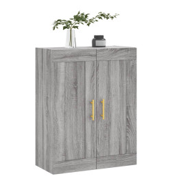 Armoire murale sonoma gris 69,5x34x90 cm bois d'ingénierie