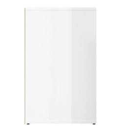 Armoire de dressing Blanc brillant 80x40x65cm Bois d'ingénierie