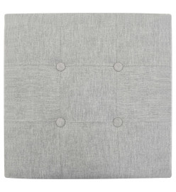 Repose-pieds Jacinthe d'eau 65 x 65 x 40 cm Gris