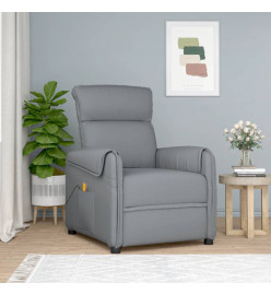 Fauteuil de massage Gris clair Tissu