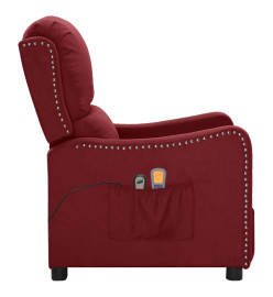 Fauteuil électrique de massage Bordeaux Tissu