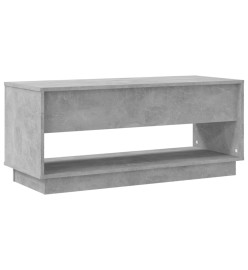 Meuble TV Gris béton 102x41x44 cm Aggloméré