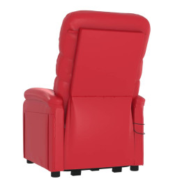 Fauteuil de massage Rouge Similicuir