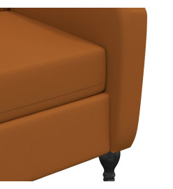 Fauteuil de massage inclinable marron velours