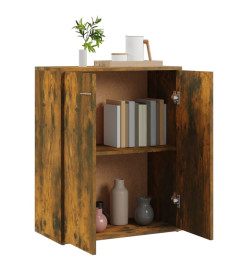 Buffet Chêne fumé 60x30x75 cm Bois d'ingénierie