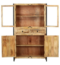 Buffet 100 x 40 x 175 cm Bois de manguier massif