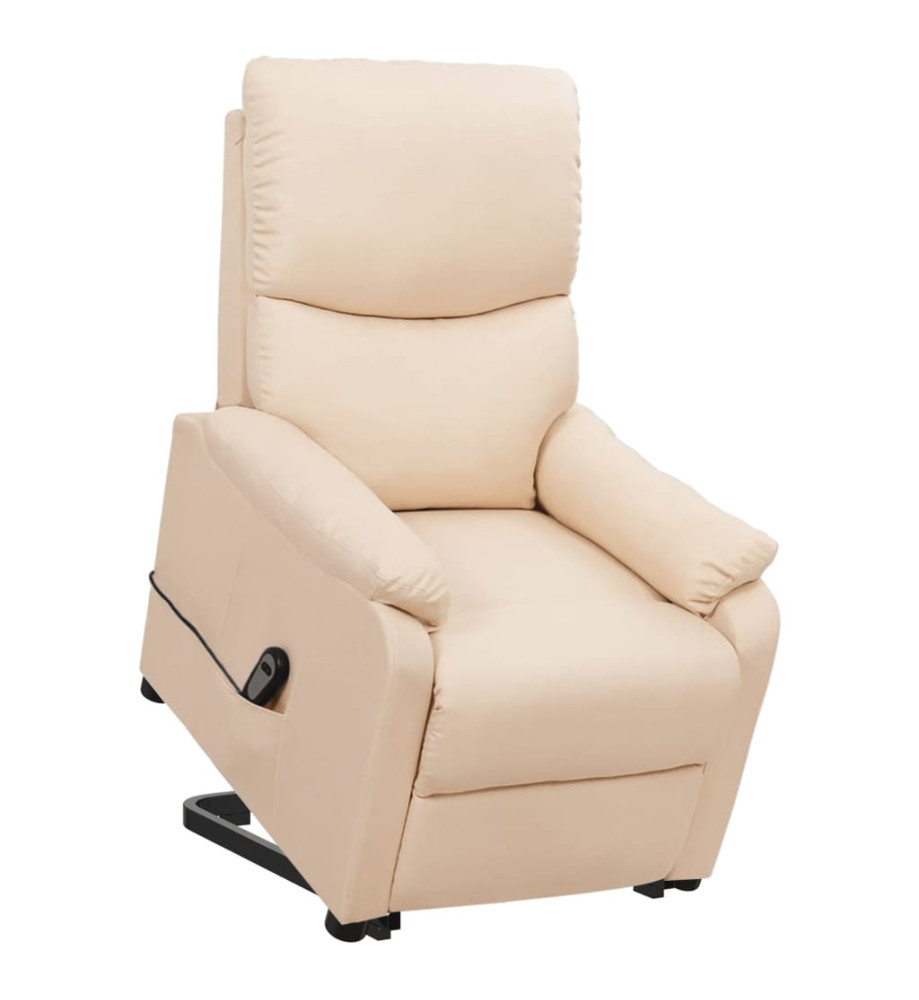 Fauteuil Crème Tissu