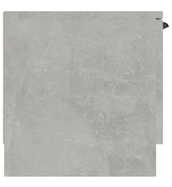 Meuble TV Gris béton 102x35x36,5 cm Bois d'ingénierie