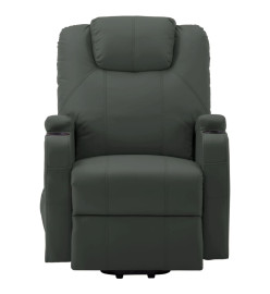 Fauteuil de massage Anthracite Similicuir