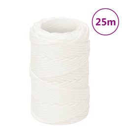 Corde de bateau Blanc complet 2 mm 25 m Polypropylène