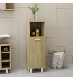 Armoire de salle de bain Chêne sonoma 30x30x95 cm Aggloméré