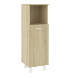 Armoire de salle de bain Chêne sonoma 30x30x95 cm Aggloméré