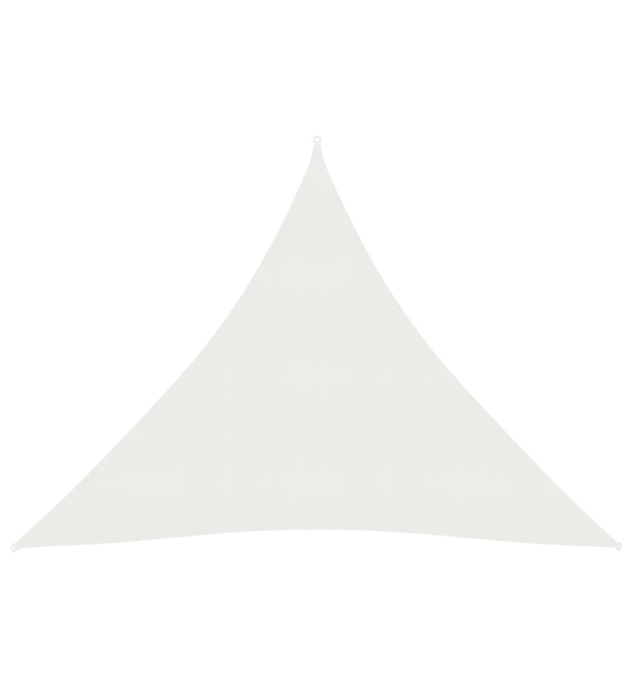 Voile d'ombrage 160 g/m² Blanc 4,5x4,5x4,5 m PEHD