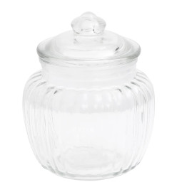 Pots de conservation 4 pcs 500 ml Verre