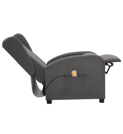 Fauteuil de massage Gris clair Tissu